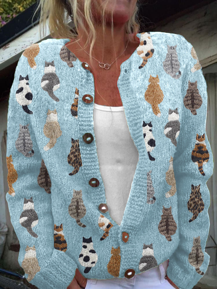 Charlotte | Women's Cardigan with Buttons and Long Sleeves