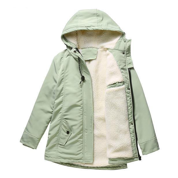 AMINA™ - Insulated Winter Jacket with Hood and Quilted Lining for Ultimate Warmth