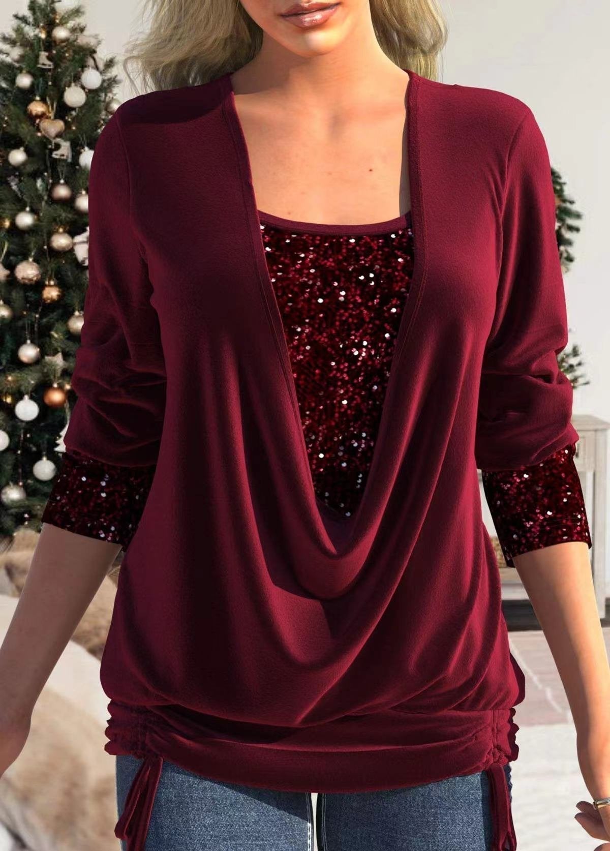Flaire™ | Glitter Sequin Top