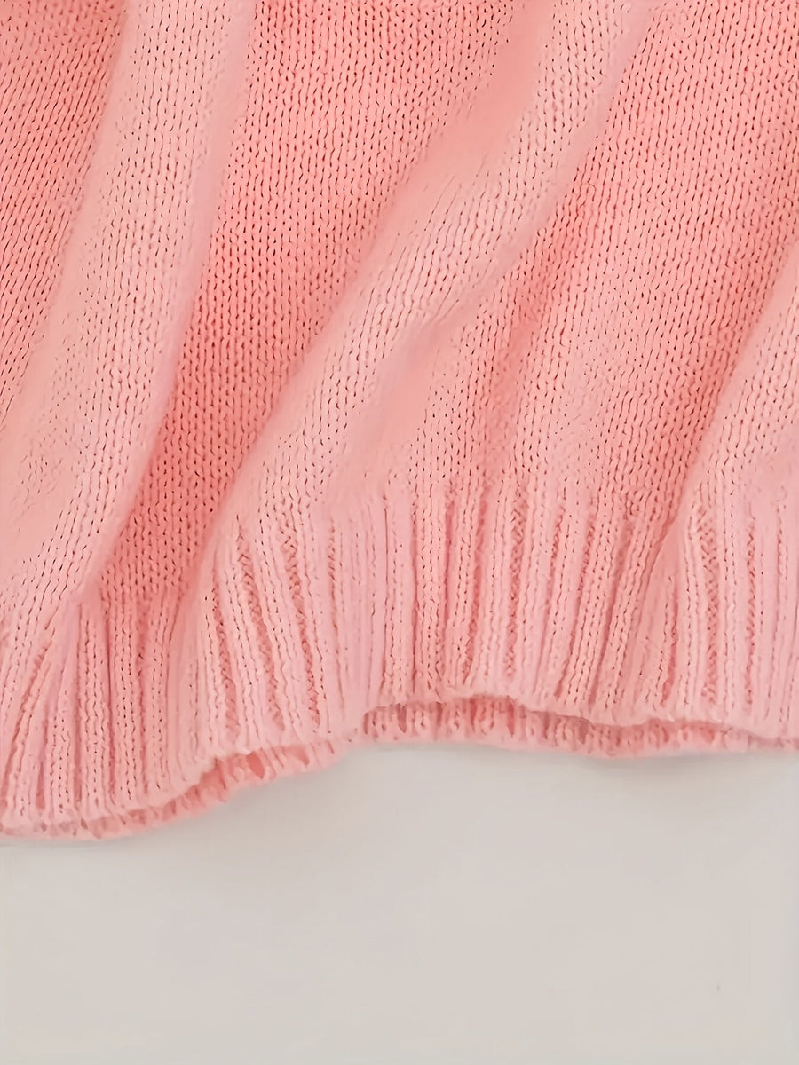 LIANNE – PLUSH V-NECK SWEATER