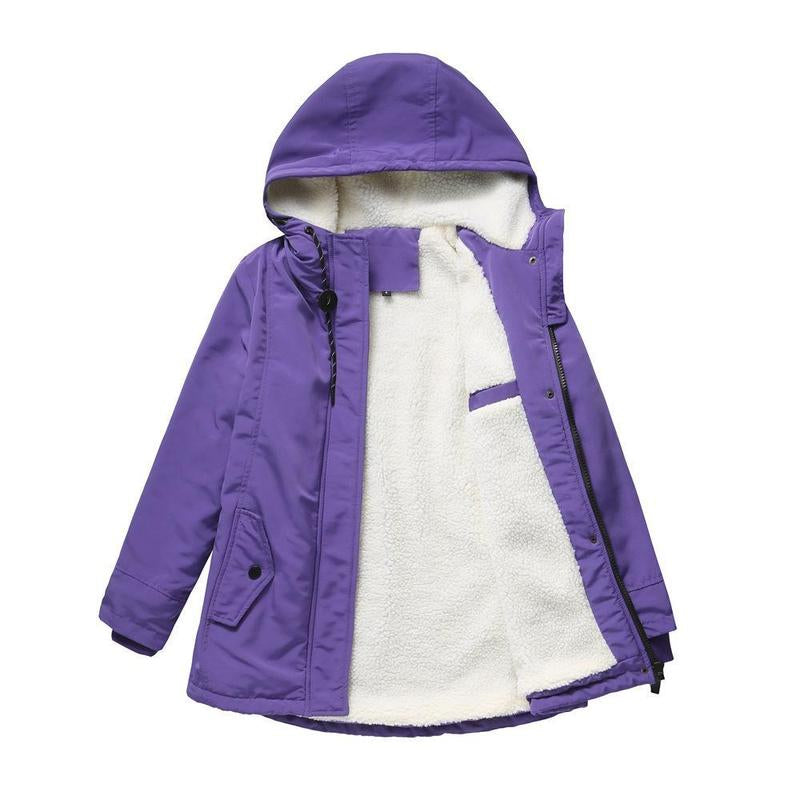 AMINA™ - Insulated Winter Jacket with Hood and Quilted Lining for Ultimate Warmth