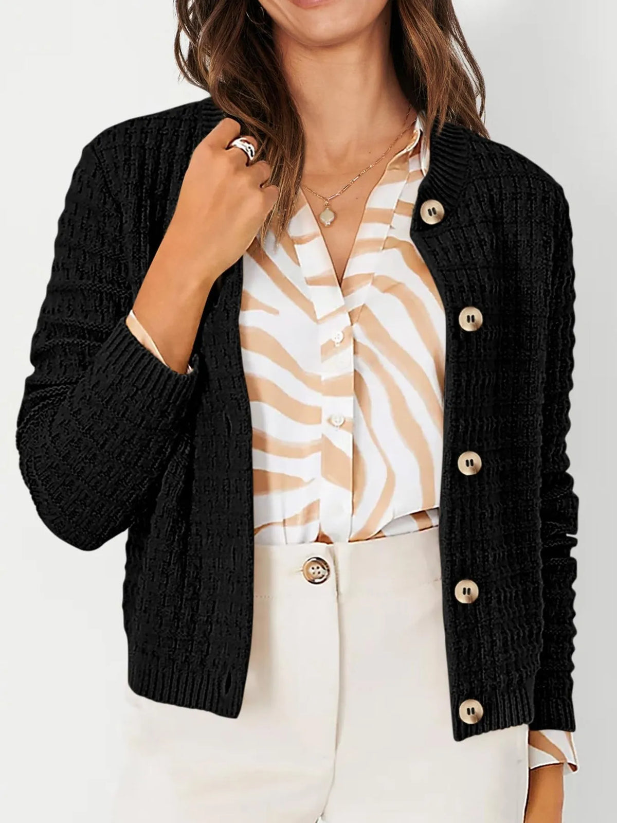 Harper™ - Button-Front Cardigan