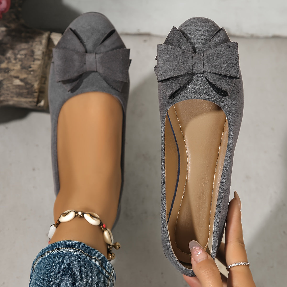 Amy - Comfort Ballerinas with Refined Support