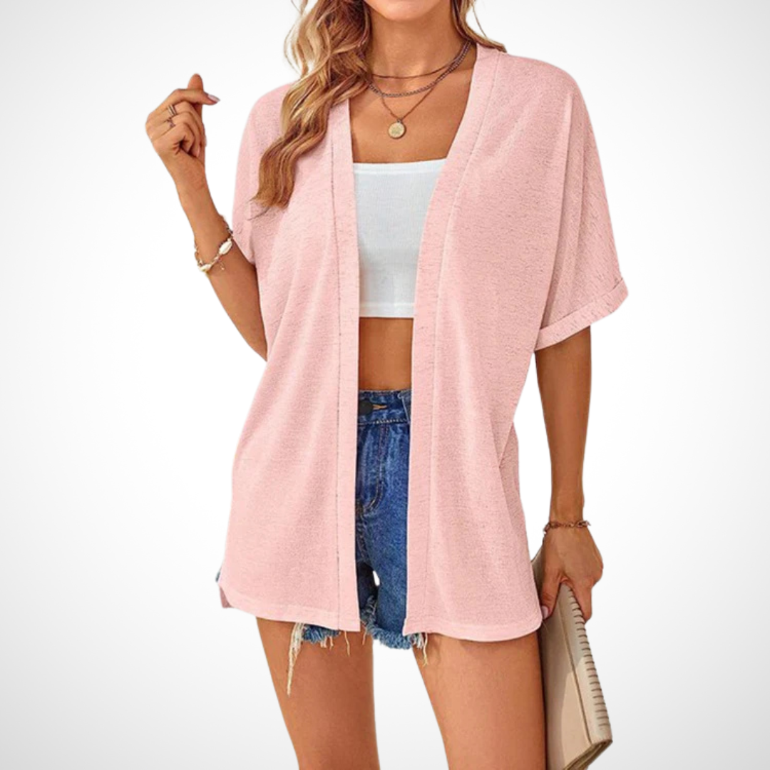 Appolline™ - Stylish Flowing Short-Sleeve Cardigan