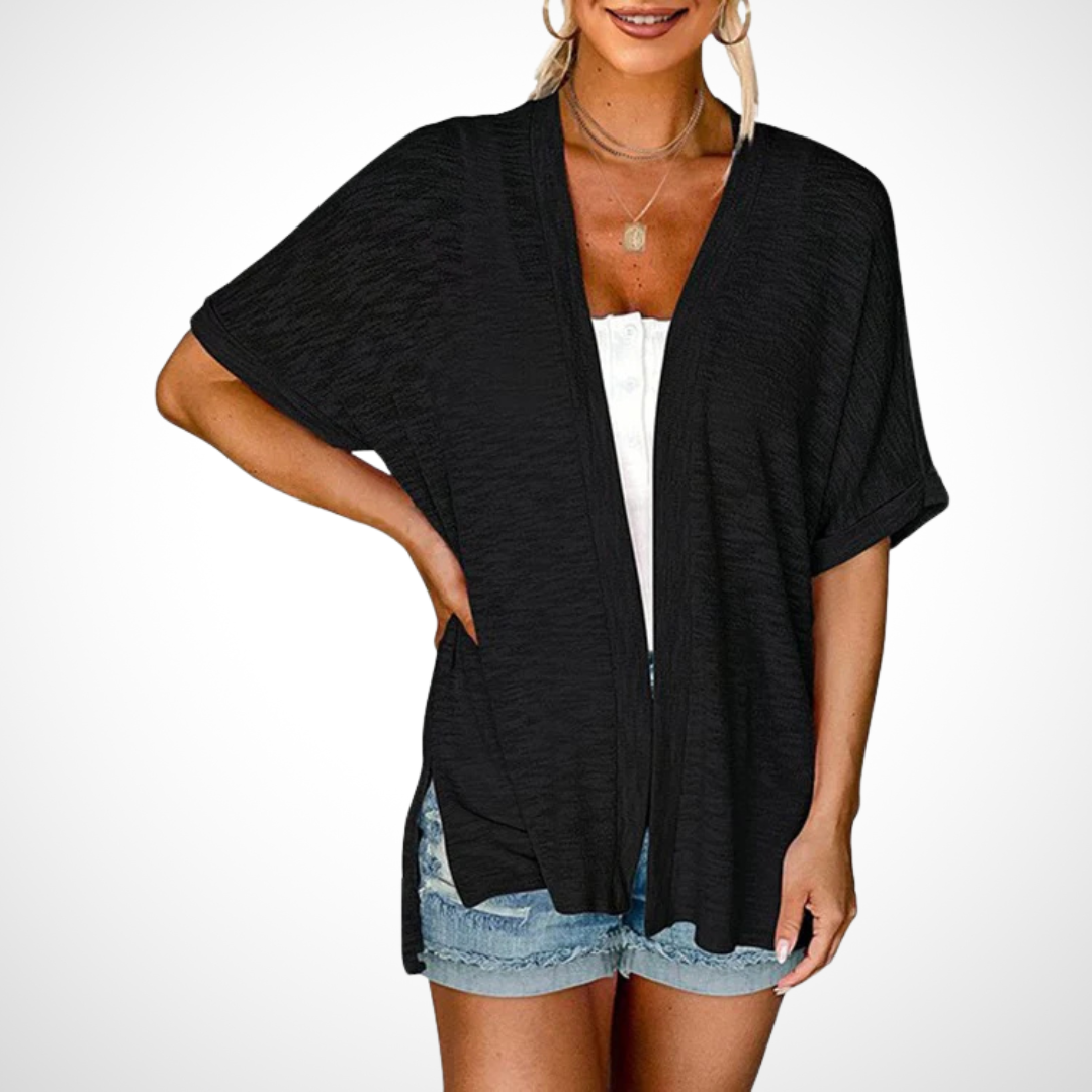 Appolline™ - Stylish Flowing Short-Sleeve Cardigan