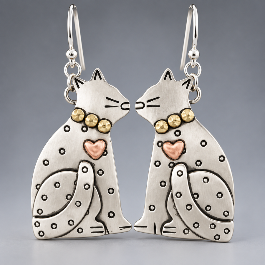 Enchanting Cat Earrings