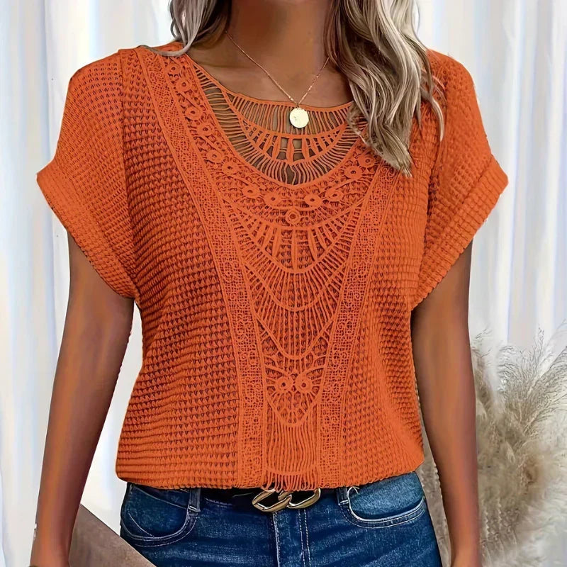AURA -DELICATE TEXTURED BLOUSE