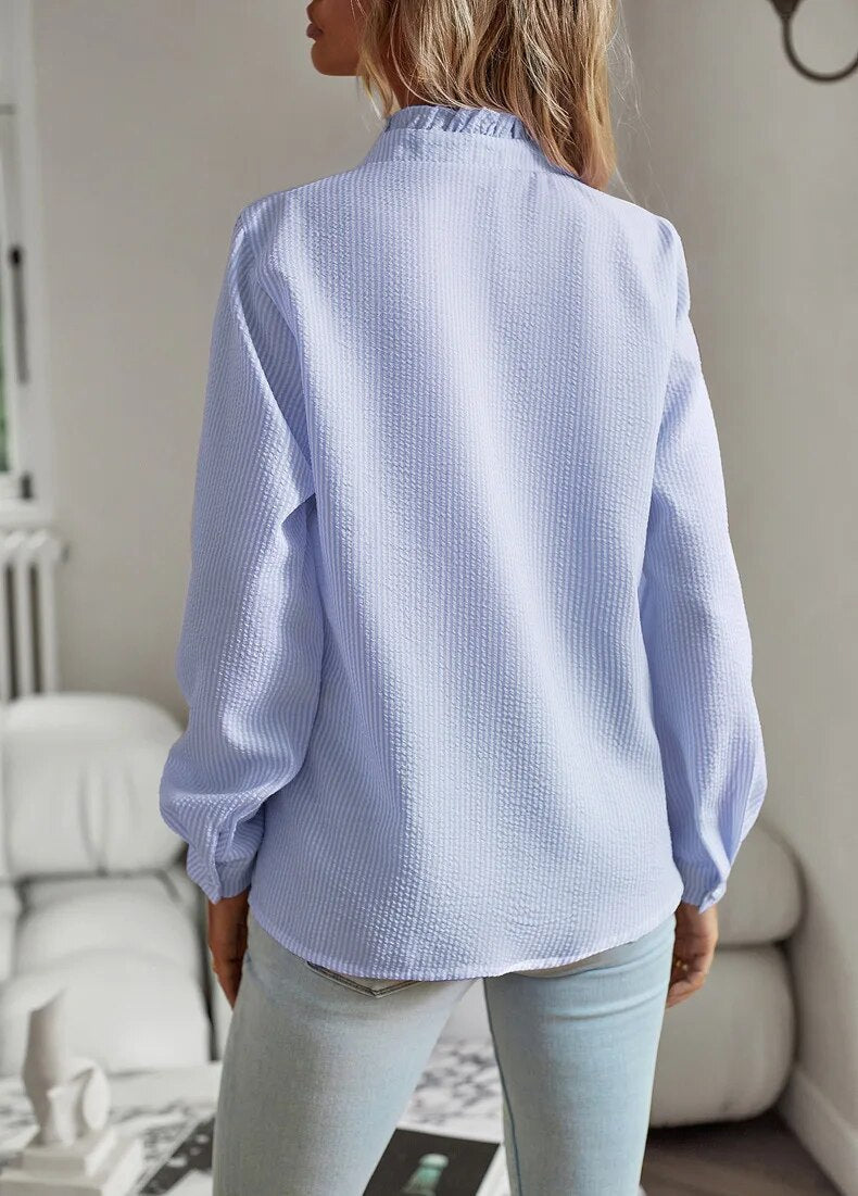 Faelina | Stylish Ruffle Detail Blouse