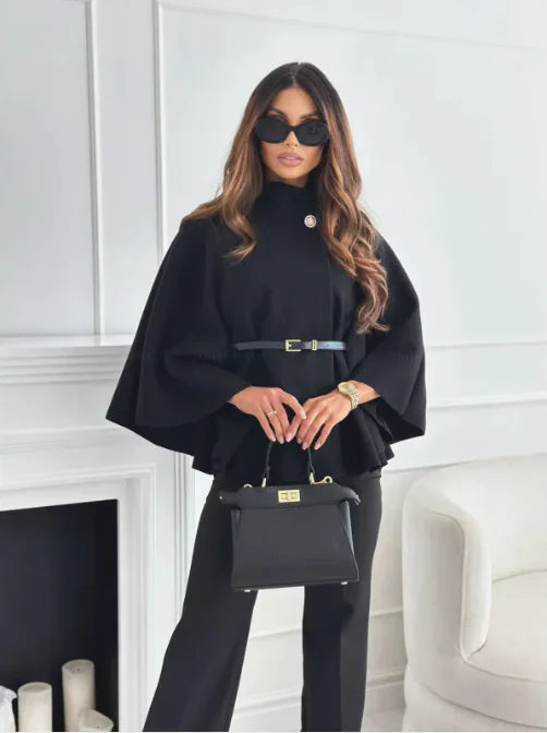 Pia - Coat with a Close-Fitting Waistband