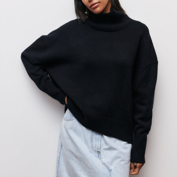 Women’s Cozy Knit Turtleneck Pullover