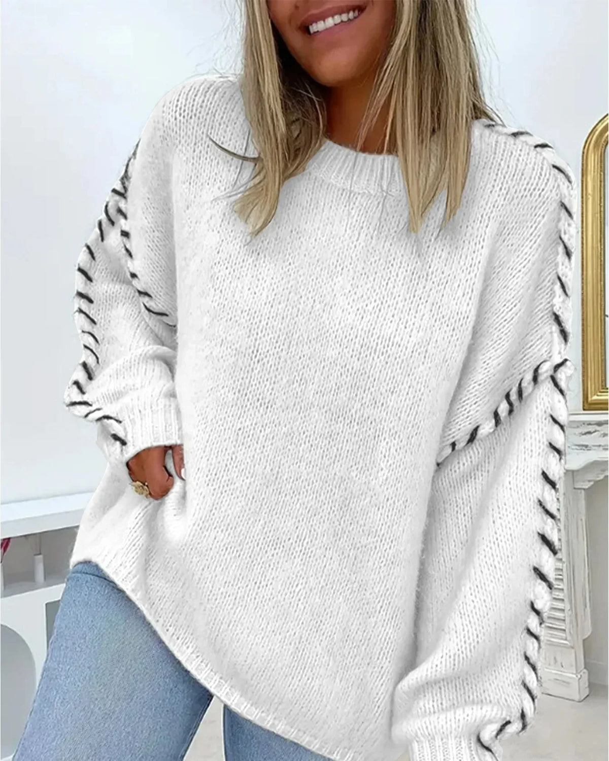 Amara - Casual Warm Knit Sweater