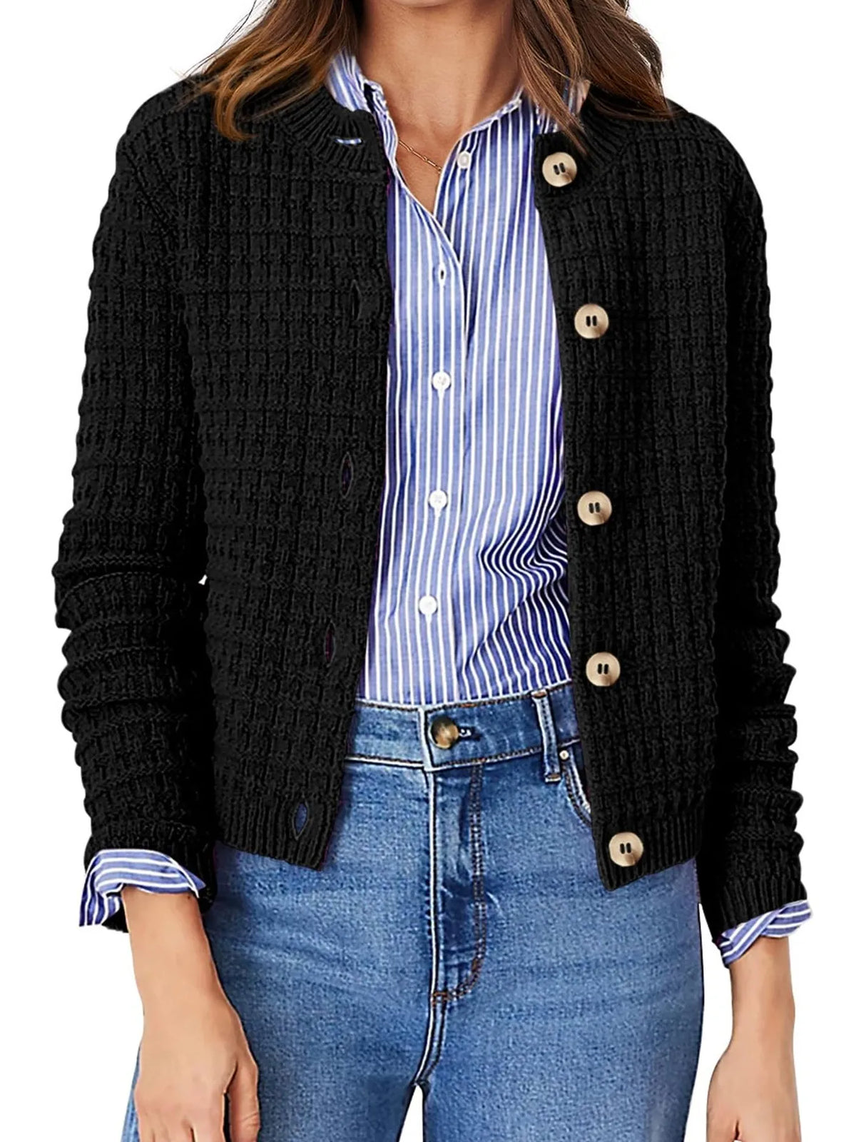 Harper™ - Button-Front Cardigan