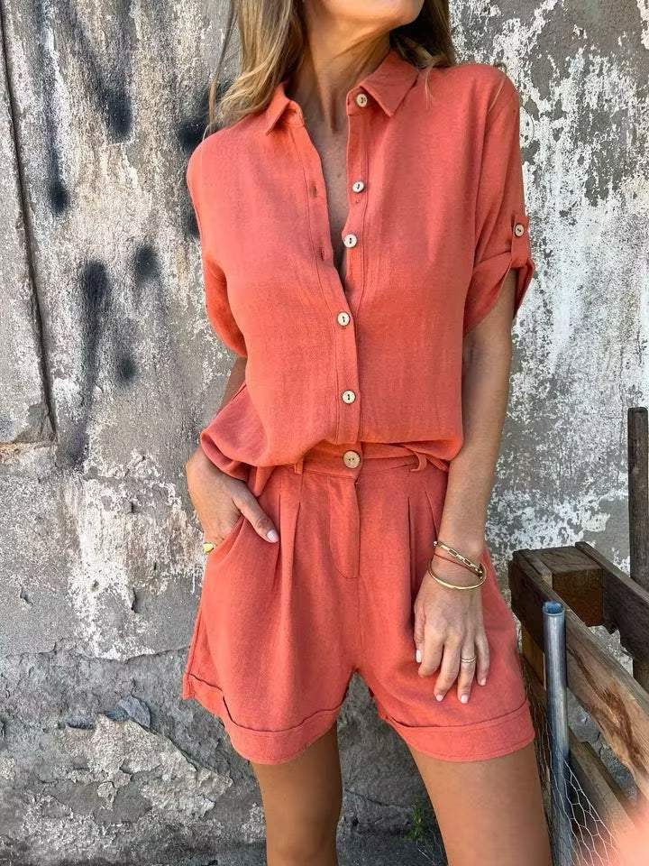 Jolie – Stylish Cotton-Linen Set