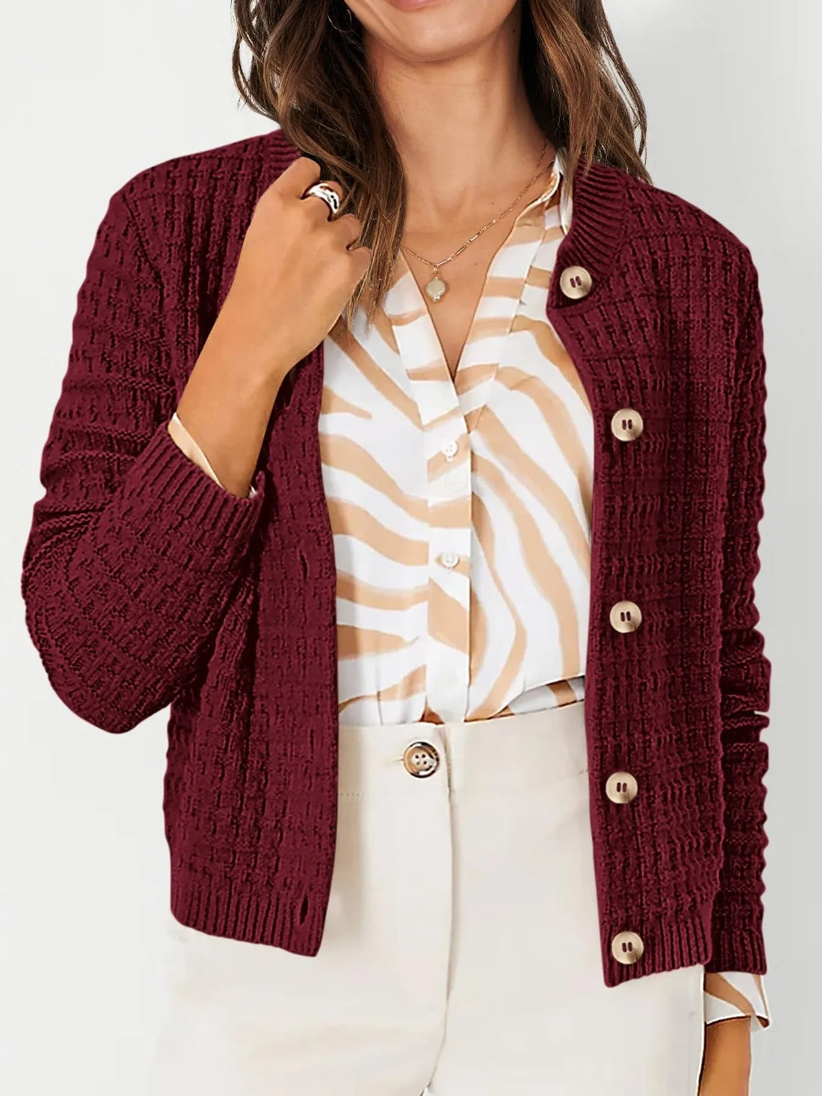 Harper™ - Button-Front Cardigan