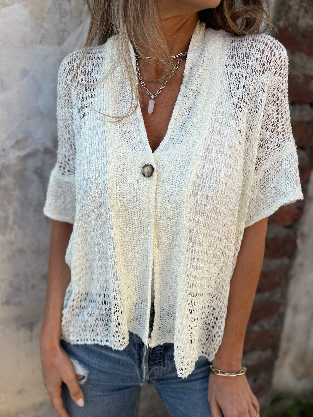 Ivonie™ - Elegant Textured Top