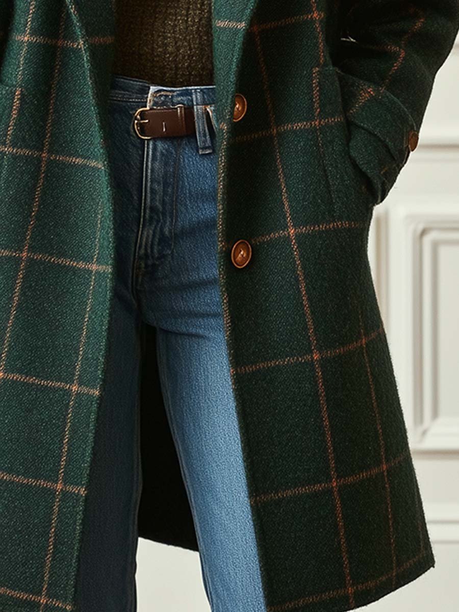 DANIELLE – PATTERNED OVERCOAT