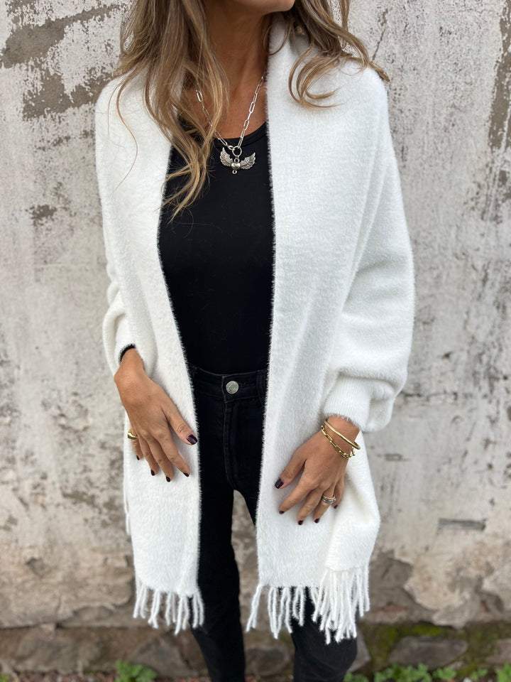 Hannah - Elegant Long-Sleeved Wrap Sweater