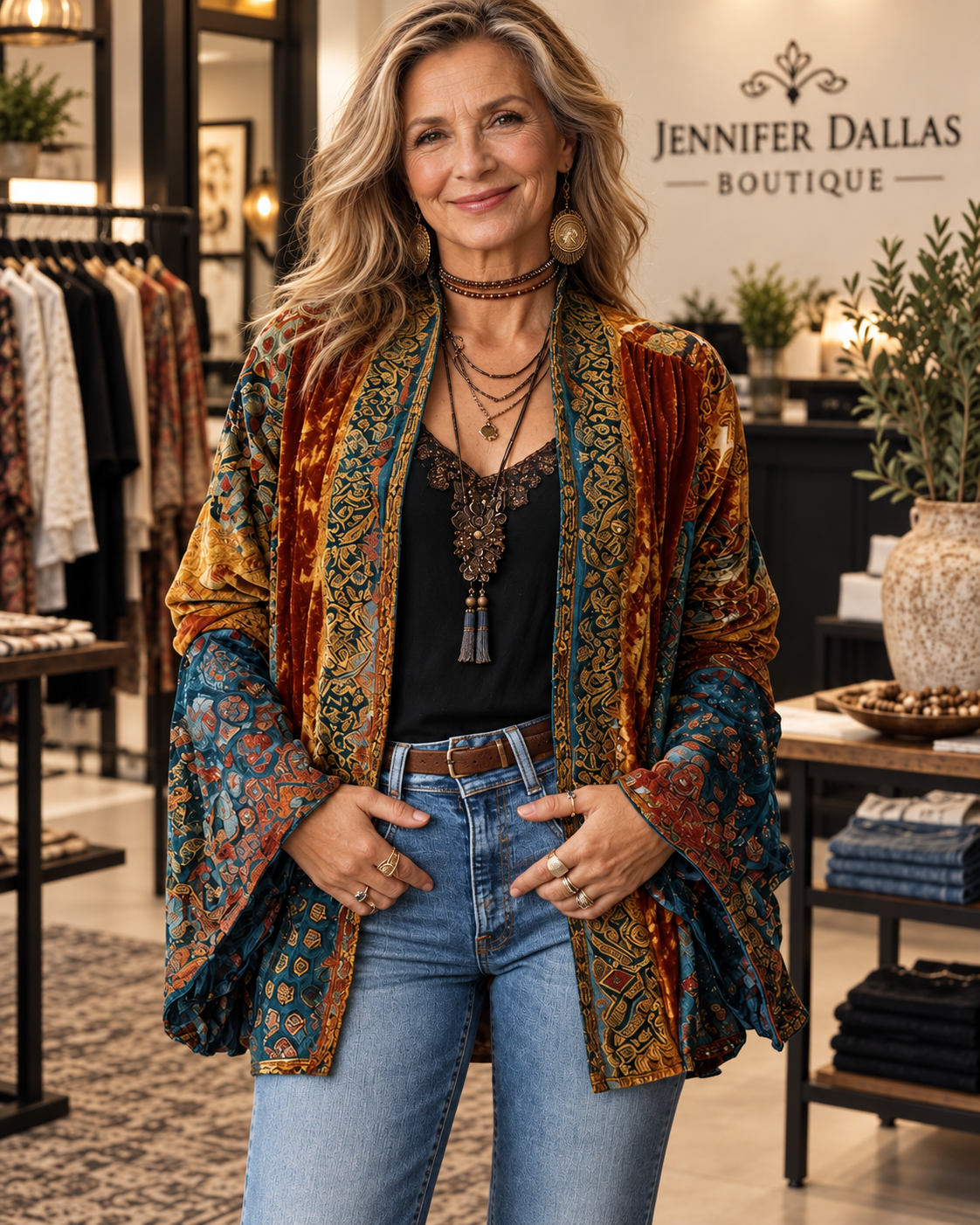 Amara | Boho Kimono Jacket