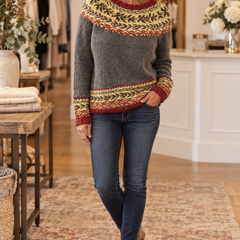 Lara Cozy Retro Sweater — Jennifer Dallas Boutique