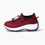 Ortho Stretch Cushion Shoes in Red